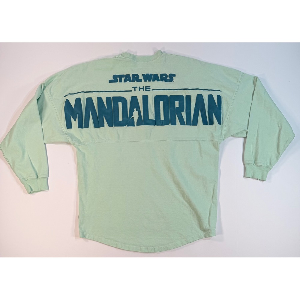 Disney Star Wars The Mandalorian Spirit Jersey Grogu Baby Yoda Mint Green XS